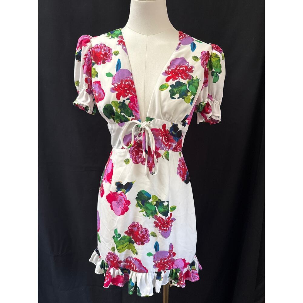 Women’s Ashley Park X RTR. Floral V cut Dress Sz 2